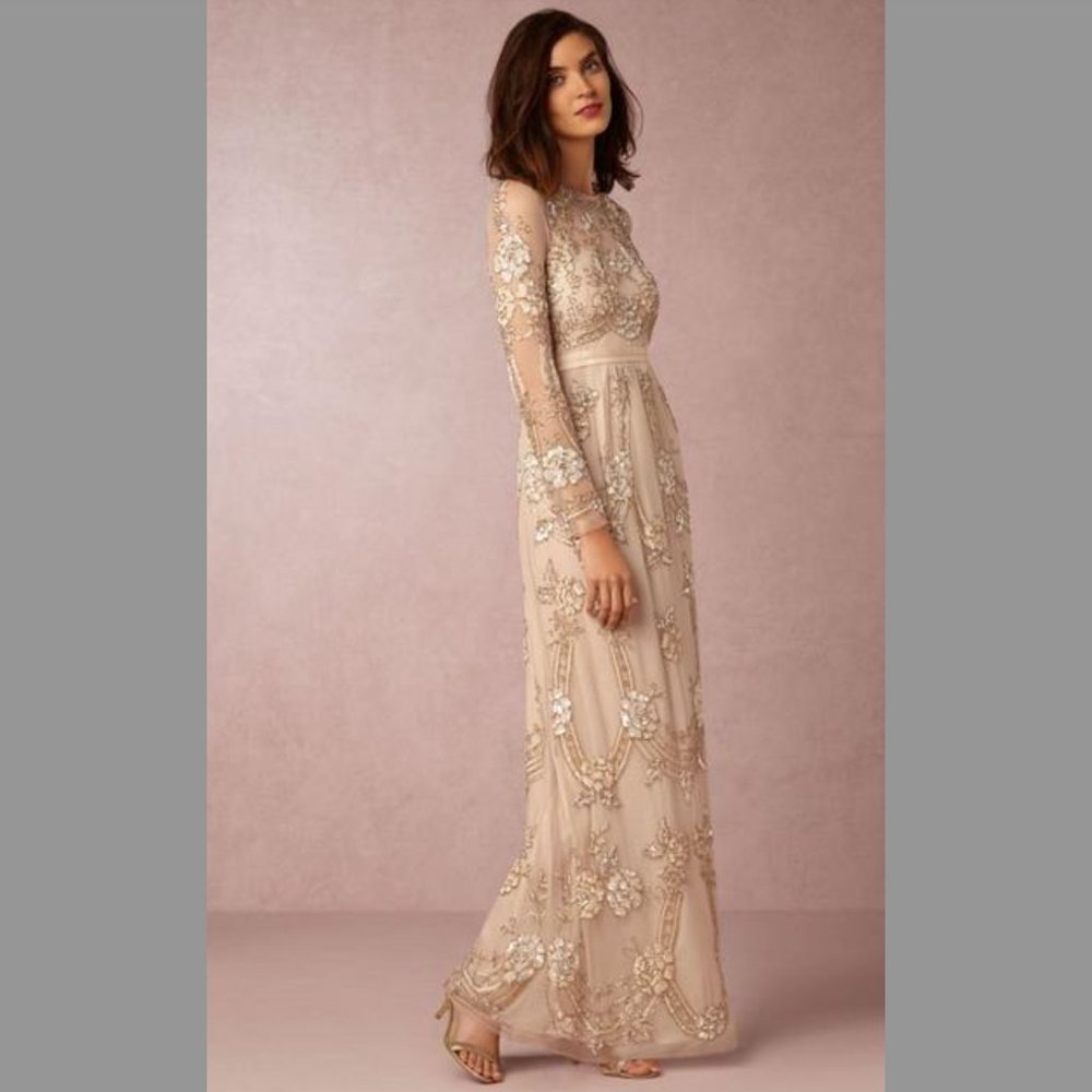 Needle & Thread Adona Gown BHLDN - Size 2